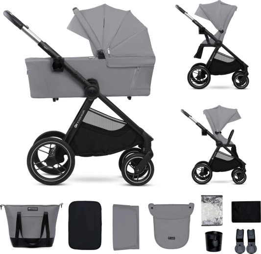 Poussette combinée Kinderkraft Nea 2 2en1 dark grey