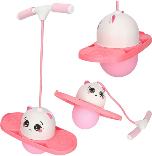 Pogo jumper sauteur pour enfants pour l’équilibre blanc-rose