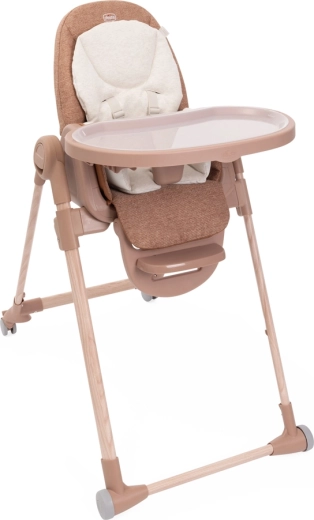 Chaise haute Chicco Polly Armonia terracotta