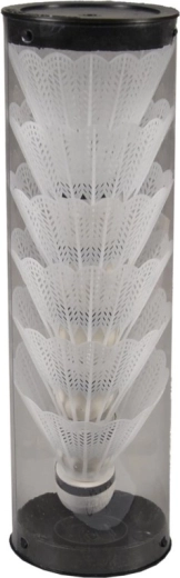 Ensemble de 6 petits paniers en plastique blancs