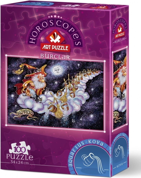 Puzzle Signe du Zodiaque Verseau 100 pièces