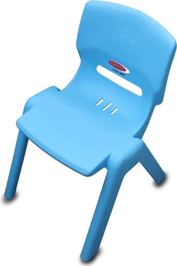 Chaise enfant Smiley bleue