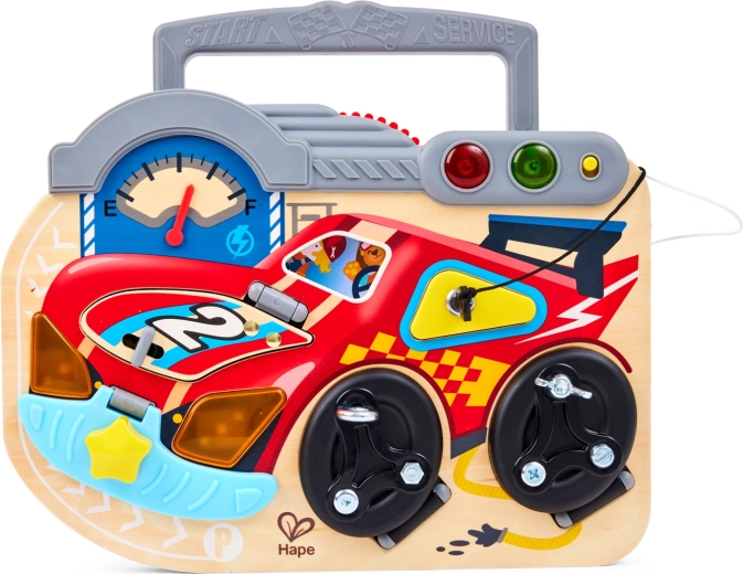 Planche de jeu interactive en bois Petit pilote