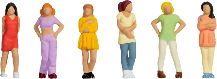 Noch set de figurines de filles H0 (6 pcs)