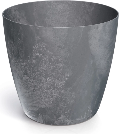 Cache-pot effet béton MATE 19,8 cm marengo