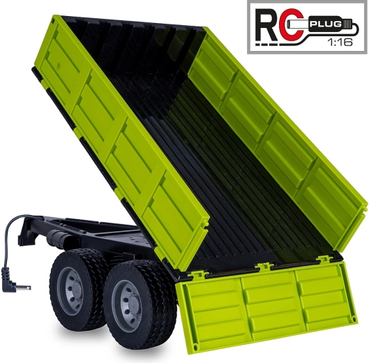 JAMARA remorque basculante pour tracteur radiocommandé 1:16 vert clair