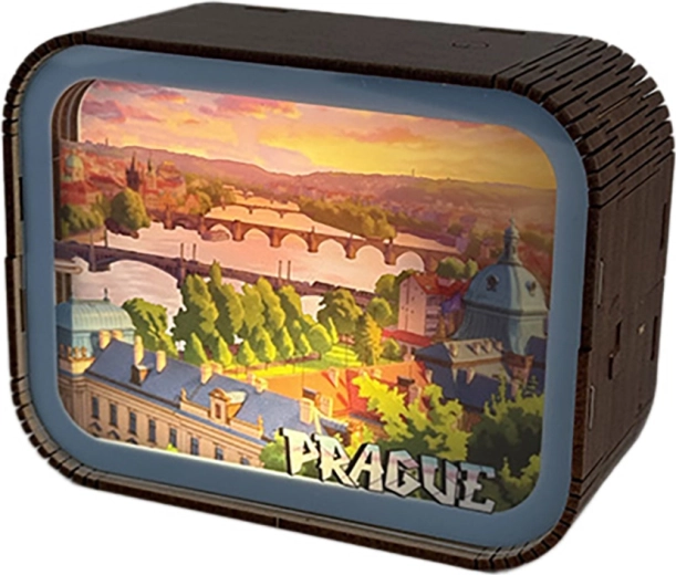 2Kids Toys lampe puzzle en bois Prague – vue sur la Vltava