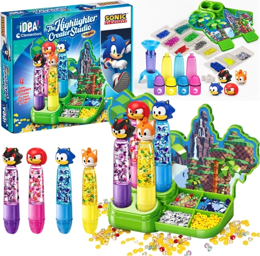 Kit créatif pour fabriquer des surligneurs Sonic