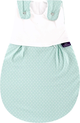 Träumeland sac de couchage extérieur Liebmich Pünktchen mint 80/86