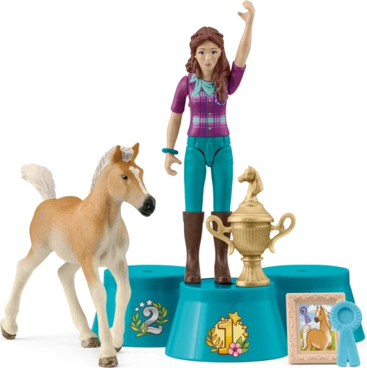 Schleich Pocket Set – remise des prix après le tournoi avec Lisa et le poulain