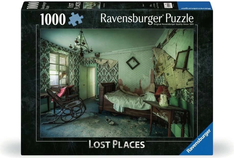 Puzzle Ravensburger Lieux perdus : Chambre verte – 1000 pièces