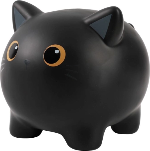 Tirelire chat noir