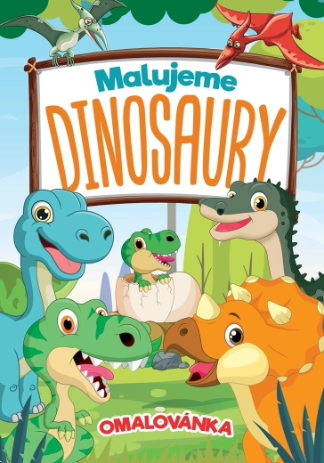 Nous peignons des dinosaures - cahier de coloriage pour enfants