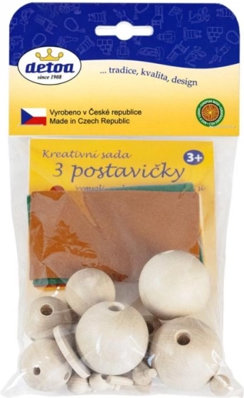 Detoa kit créatif – figurines en bois à créer