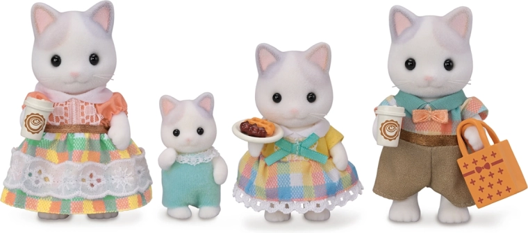 Famille de chats Latte