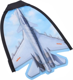 Cerf-volant à lancement fusée en forme de chasseur