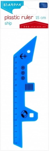 STARPAK règle bateau 15 cm - 1 pièce