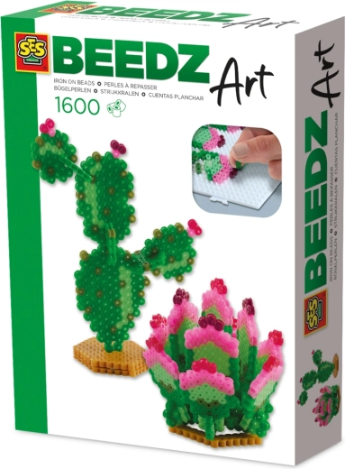 Perles à repasser Art – cactus et succulentes 3D