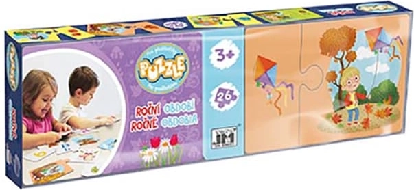Puzzle pour les enfants d’âge préscolaire – Les saisons