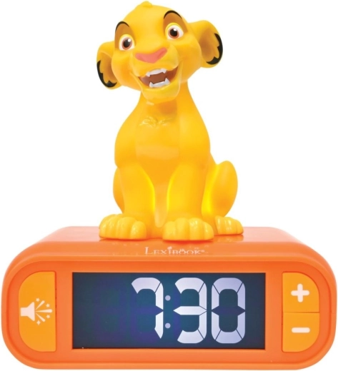 Réveil Lexibook Simba avec figurine lumineuse