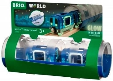 Coffret Métro phosphorescent avec tunnel
