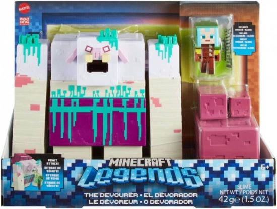 Figurine MINECRAFT LEGENDS Devastator avec slime + Garde