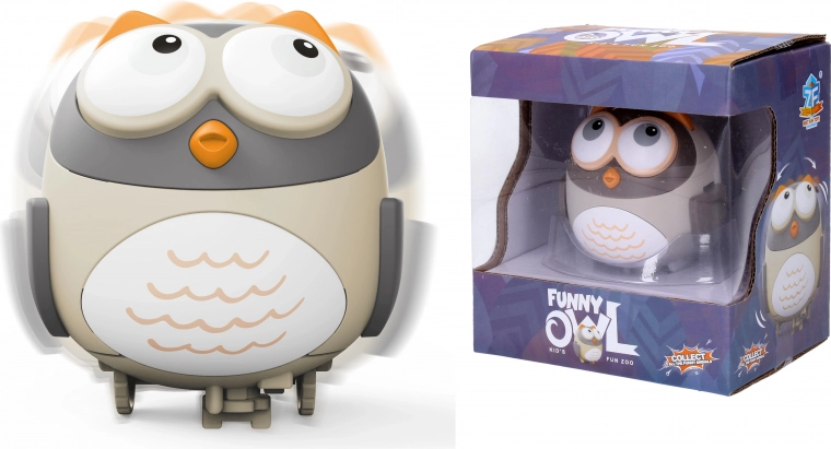 Chouette roulante 7 cm