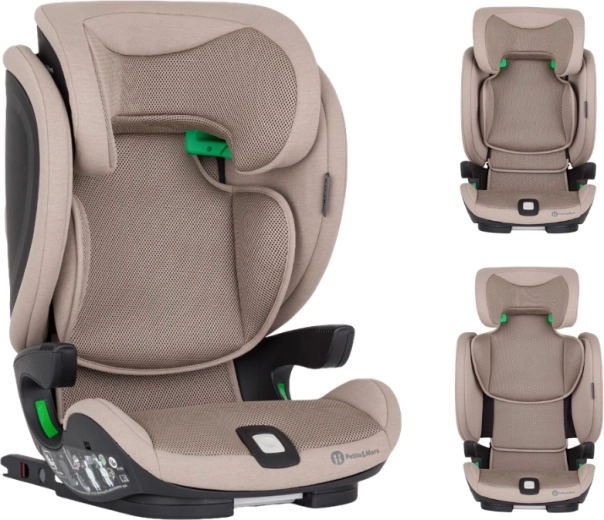 Siège auto Petite&Mars Elite Fix Pro i-Size tan brown air 100–150 cm (15–36 kg)