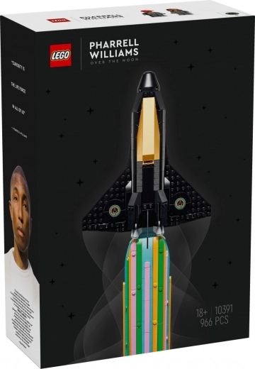 LEGO Icons Joie avec PHARRELL WILLIAMS – navette d’exposition pour adultes