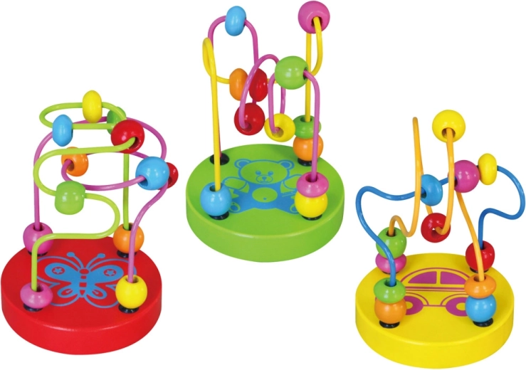 Babu labyrinthe en bois pour enfants (6 variantes)