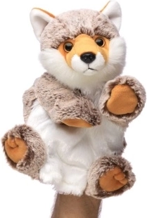 Marionnette en peluche Renard éco-responsable