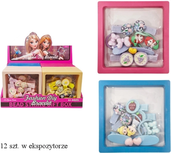 Coffret beauté – accessoires colorés pour cheveux filles