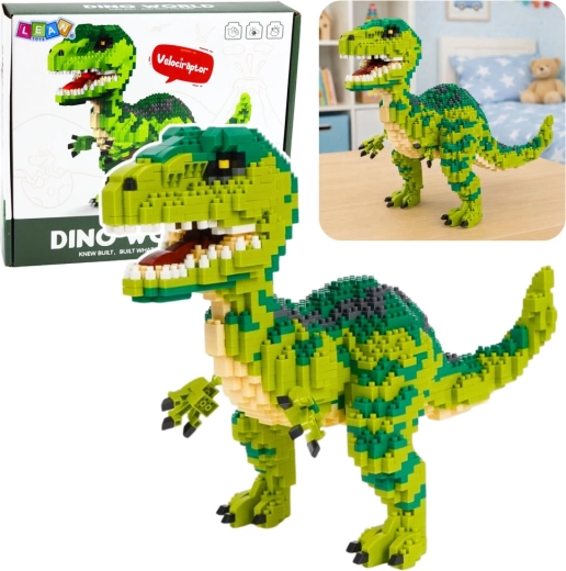 Jeu de construction dinosaure Vélociraptor figurine 3D 1457 pièces