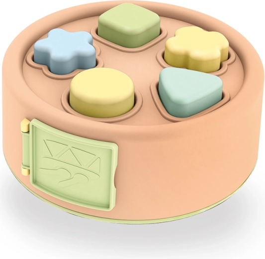 Tambour et boîte à formes 2-en-1 – jouet éducatif pour tout-petits