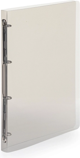 Classeur à anneaux PP A4 fumé