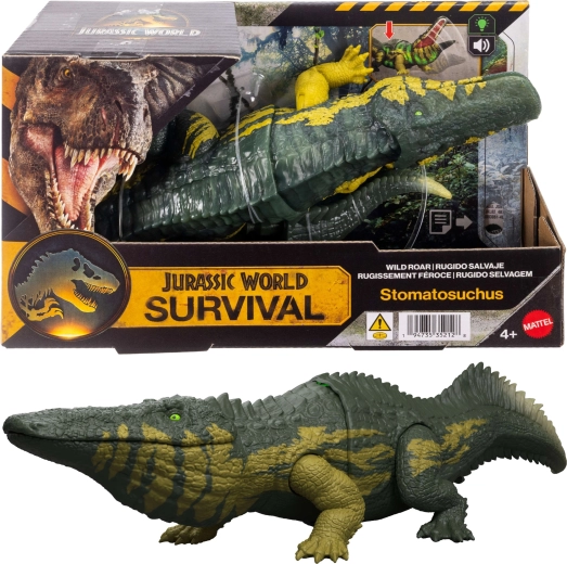 Dinosaure interactif Jurassic World Stomatosuchus avec son et lumière