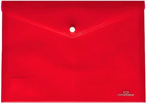 Chemises à bouton-pression A5 transparentes rouges CONCORDE