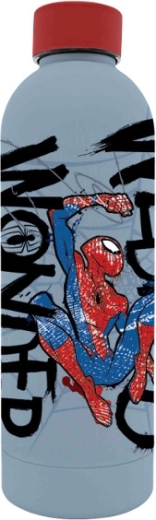 Gourde en acier inoxydable avec impression 3D SPIDERMAN 500 ml