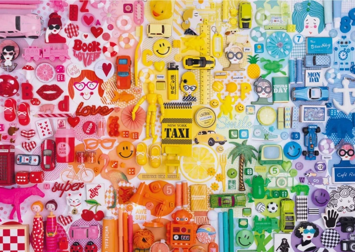 Puzzle collage coloré 500 pièces EDUCA