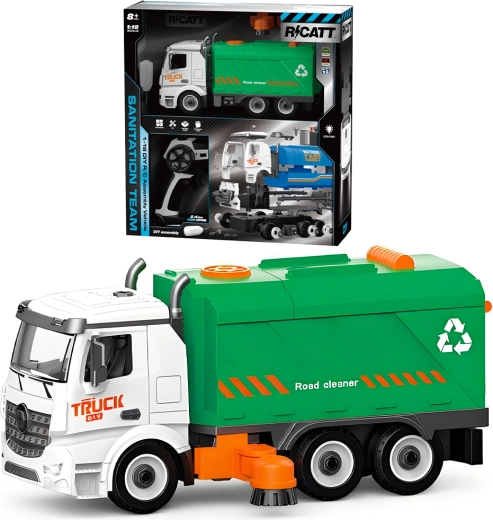 Kit RC camion benne à ordures 1:18, 54 pièces