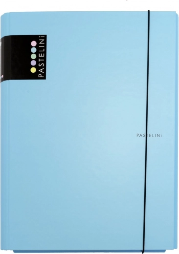 Chemises laminées à 3 rabats avec élastique Pastelini – Bleu