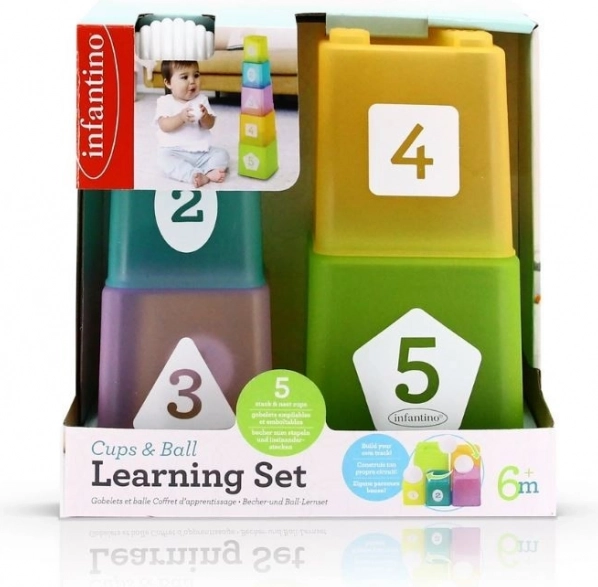 Infantino gobelets à empiler avec balle