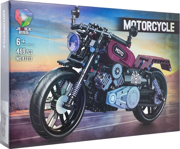 Kit de construction de moto, 469 pièces