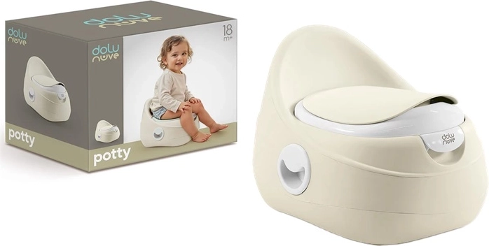 Pot pour enfant Dolu avec dossier, beige