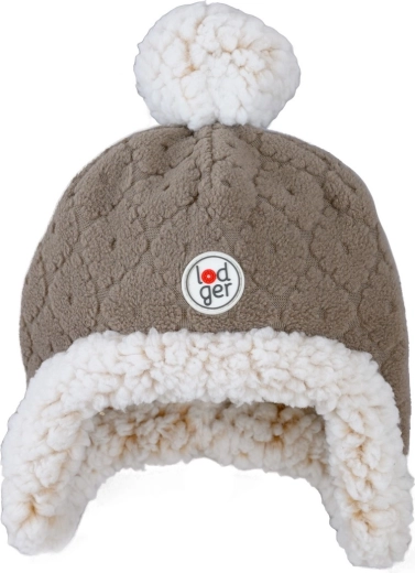 Bonnet d’hiver en polaire Lodger Hatter folklore fleece buffalo 6–12 mois