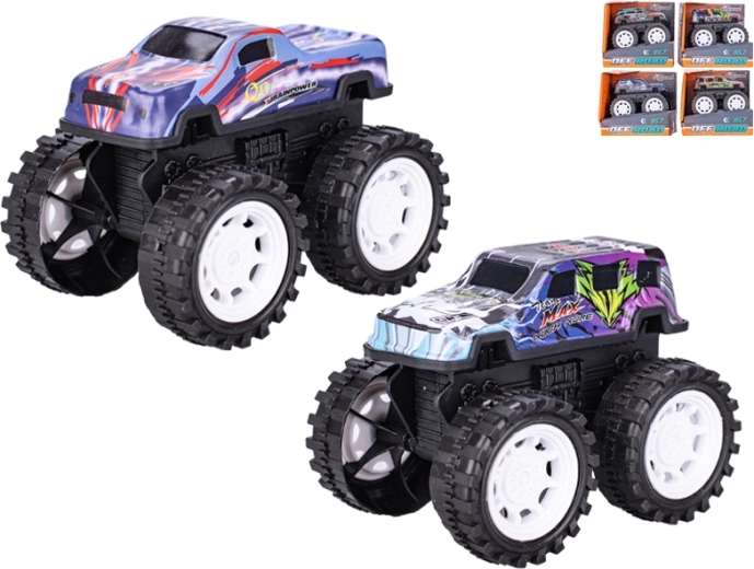 Voiture tout-terrain en métal avec volant d’inertie 10 cm