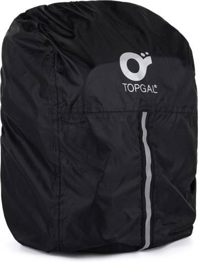 Housse de pluie pour sac à dos Topgal ZENO noire