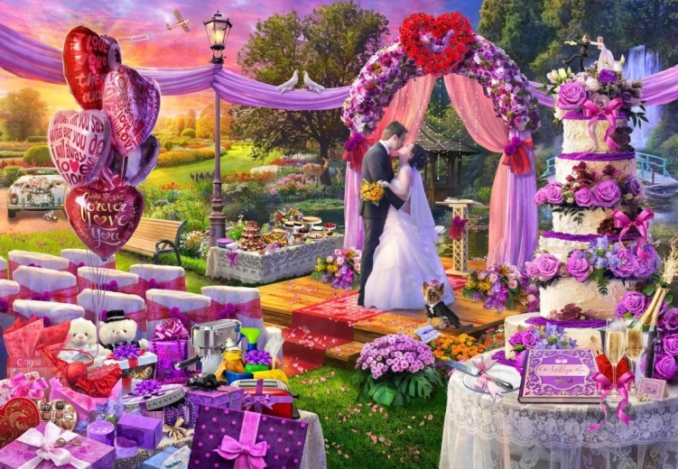 Bluebird puzzle Jour de mariage 1000 pièces