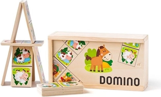 Domino Woodyland animaux domestiques