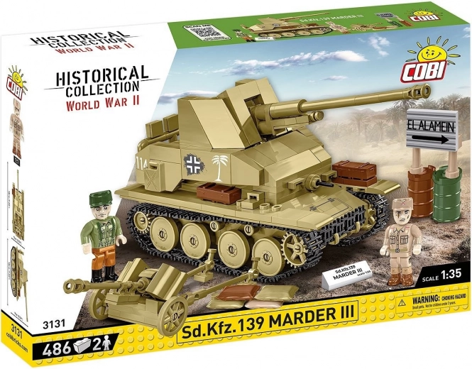 Kit Sd.Kfz. Marder III – chasseur de chars (486 pièces)